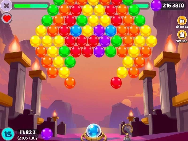 Bubble Shooter HD Free Online गेमप्ले स्क्रीनशॉट
