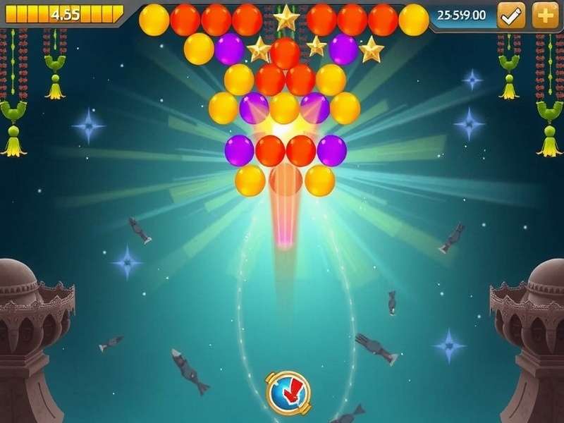 Bubble Shooter HD MSN गेमप्ले स्क्रीनशॉट