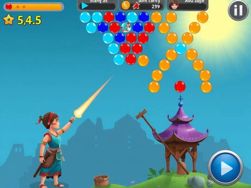 Bubble Shooter HD Free गेमप्ले स्क्रीनशॉट