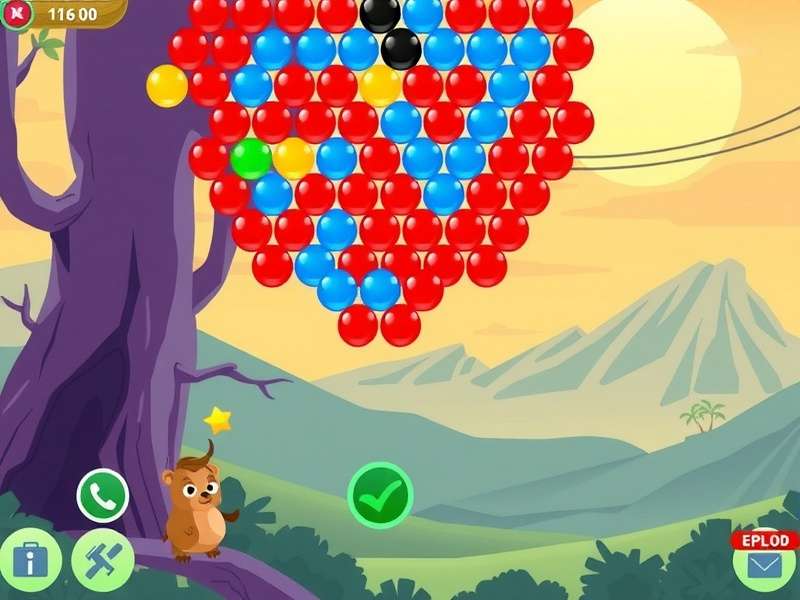 Bubble Shooter Strategy Diagram