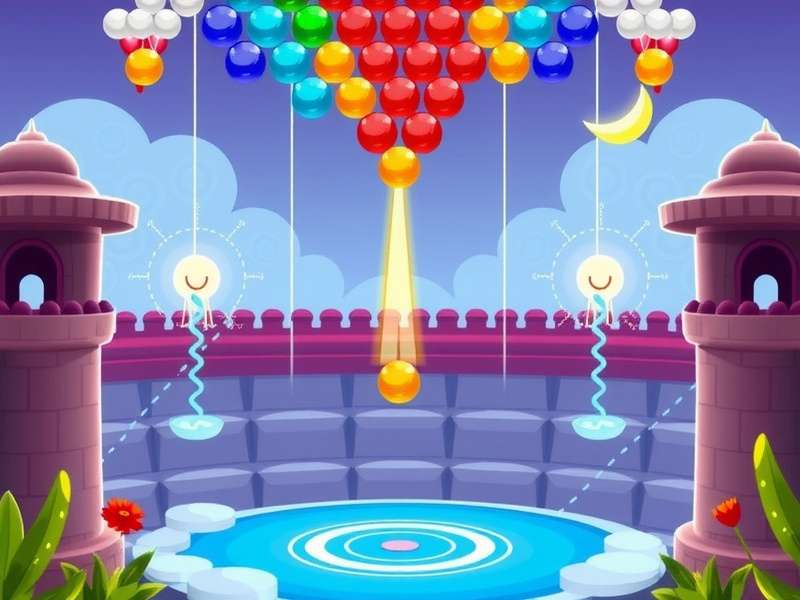 बबल शूटर गेमप्ले स्क्रीनशॉट