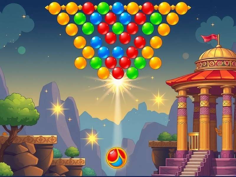 Bubble Shooter Gameplay Screenshot Silvergames