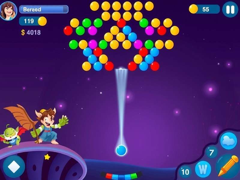 Bubble Shooter HD Gratuit गेमप्ले स्क्रीनशॉट