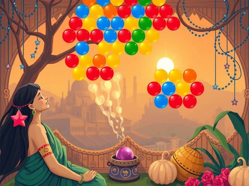 Bubble Shooter Relaxing Kostenlos गेमप्ले स्क्रीनशॉट