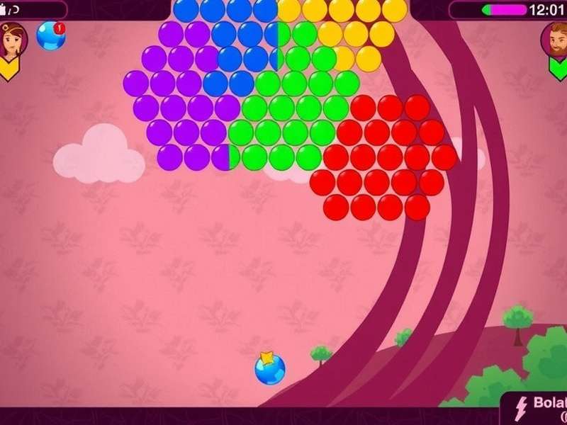 Bubble Shooter Game on Windows 10 Screenshot