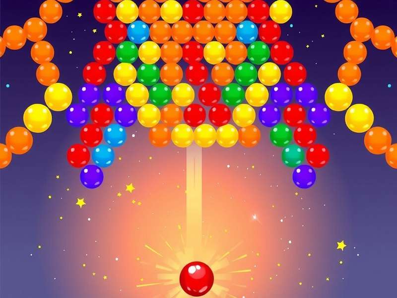 बबल शूटर गेम रिलैक्सिंग मोड स्क्रीनशॉट