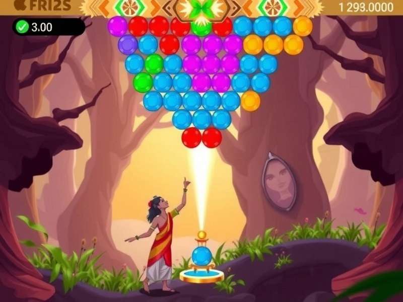 बबल शूटर ऑनलाइन मुफ्त गेम इंटरफेस - भारतीय खिलाड़ियों के लिए