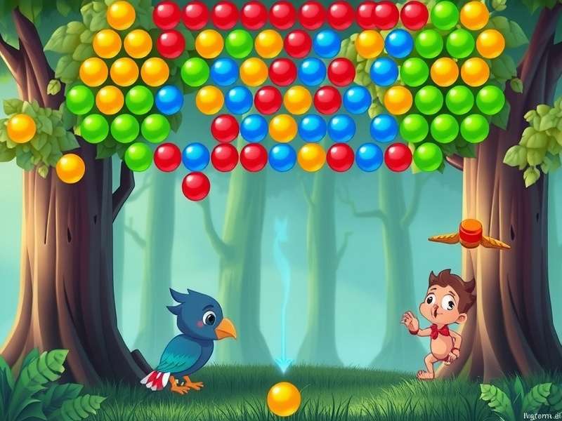Bubble Shooter Gameplay Screenshot