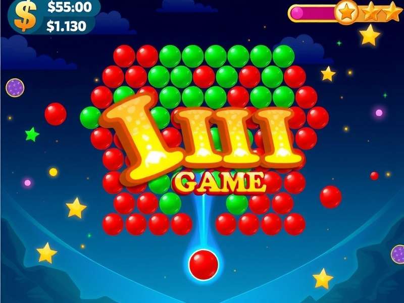 बबल शूटर ऑनलाइन कैश गेम इंटरफेस