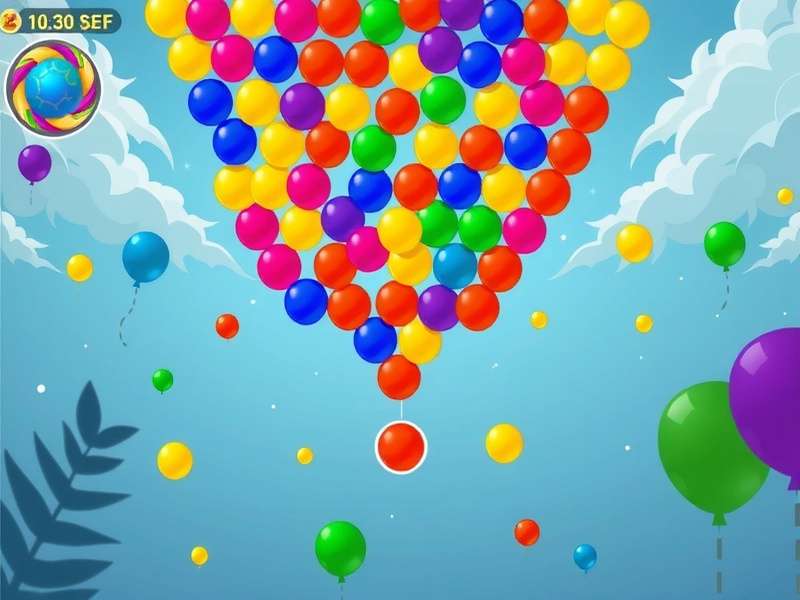 Bubble Shooter MSN गेमप्ले स्क्रीनशॉट