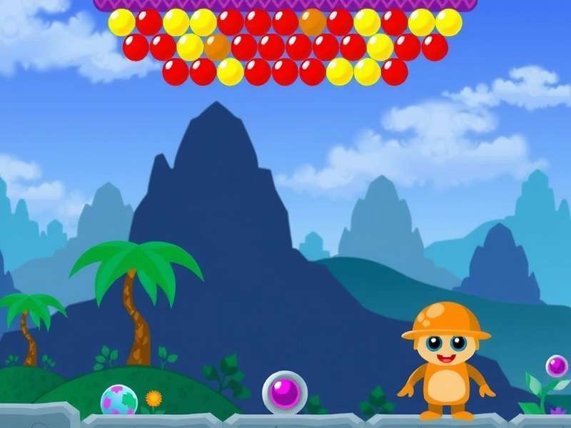 Free No Download Bubble Shooter गेमप्ले स्क्रीनशॉट