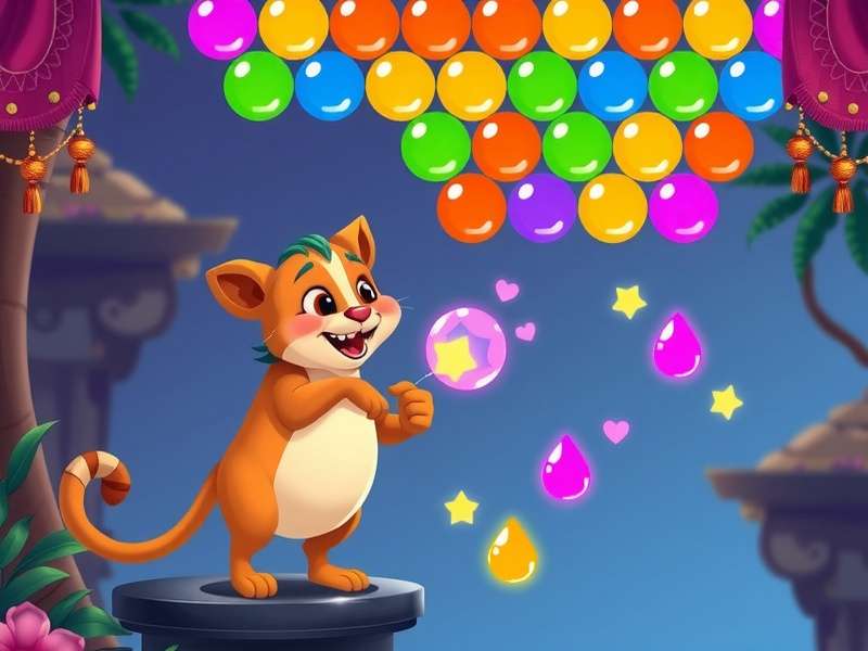 बबल शूटर टॉकिंग टॉम गेमप्ले स्क्रीनशॉट