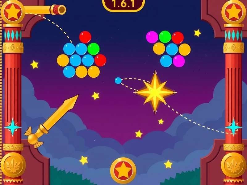 बबल शूटर Arkadium गेमप्ले स्क्रीनशॉट