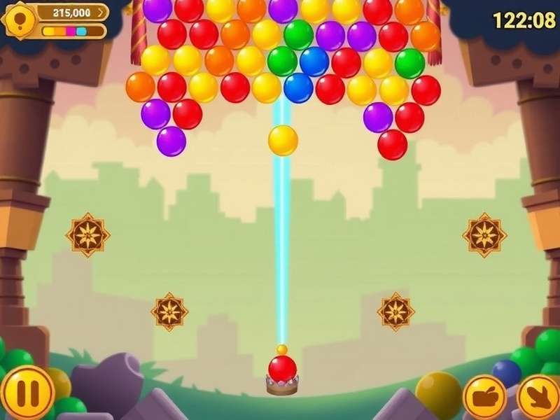 बबल शूटर गेमप्ले स्क्रीनशॉट हिंदी में