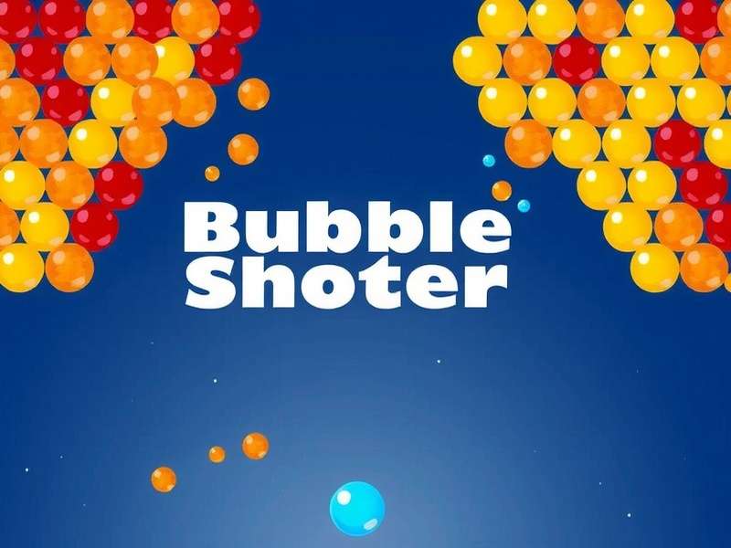 Colorful Bubble Shooter Game Interface on Multiple Devices