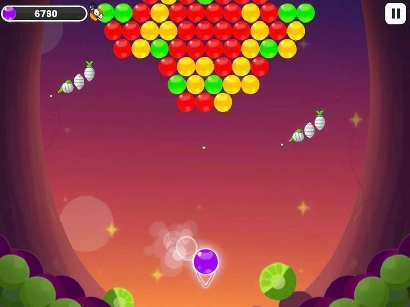 Bubble Shooter Original game screenshot showing colorful bubbles