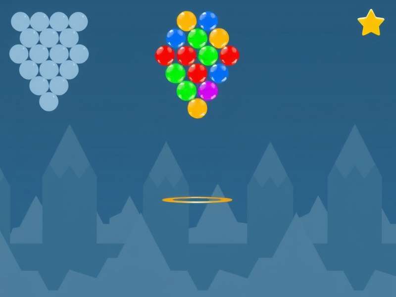 Bubbles Shooter Game Free – colorful bubble shooting gameplay on a bright background