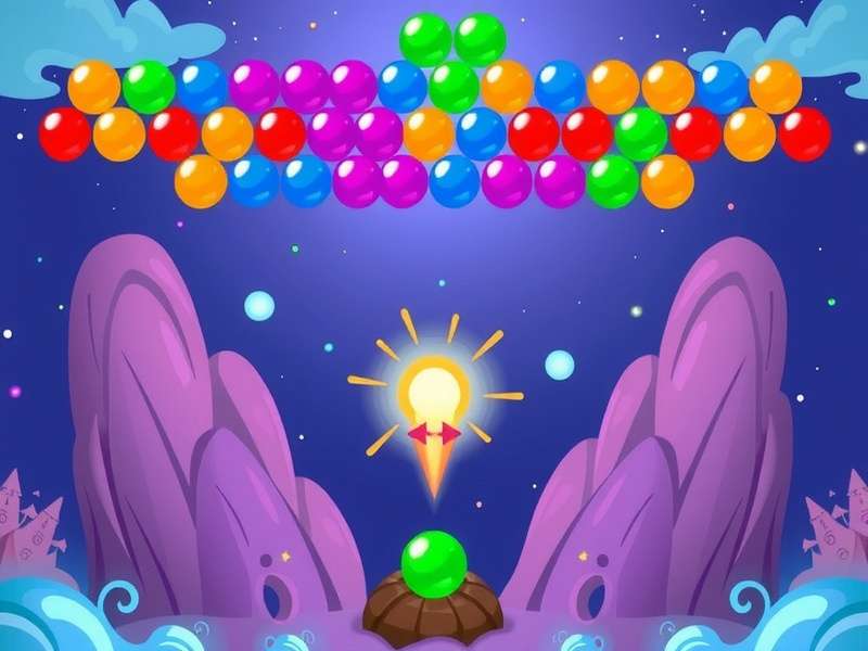 Bubble Shooter Aarp gameplay with colorful bubbles and Indian theme