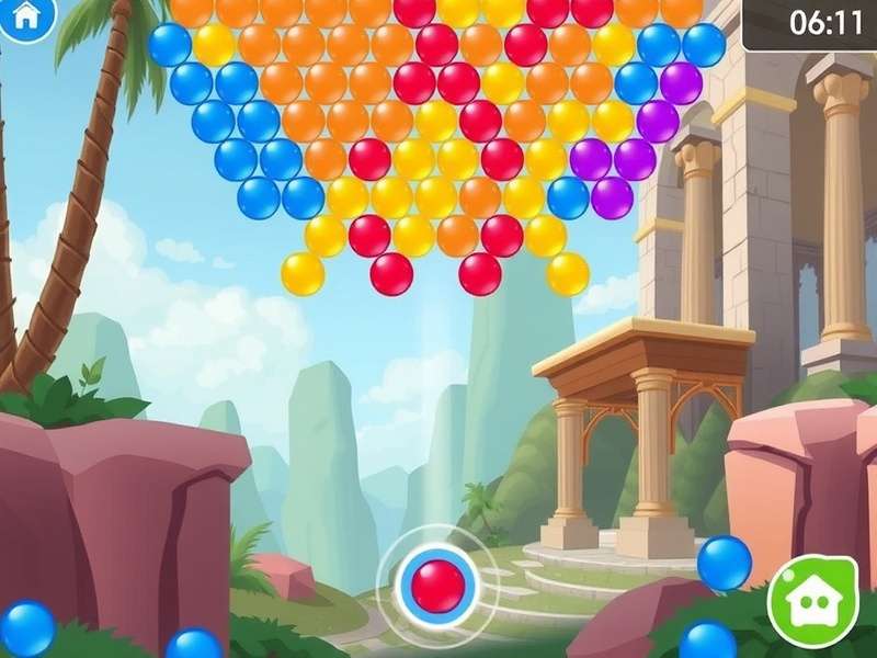 Bubble Shooter Online - Colorful bubbles and gameplay theme for Indian players