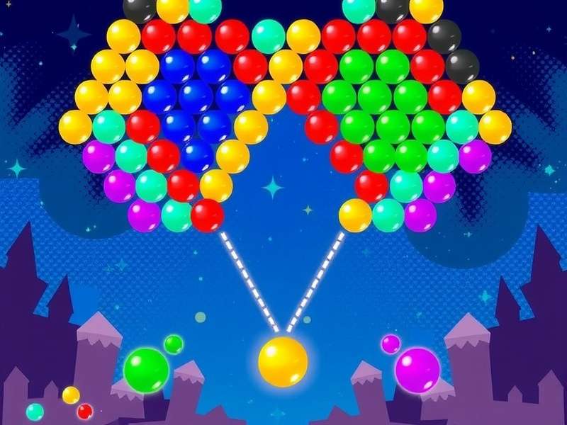 Original Bubble Shooter Free Online - Colorful bubble game scene