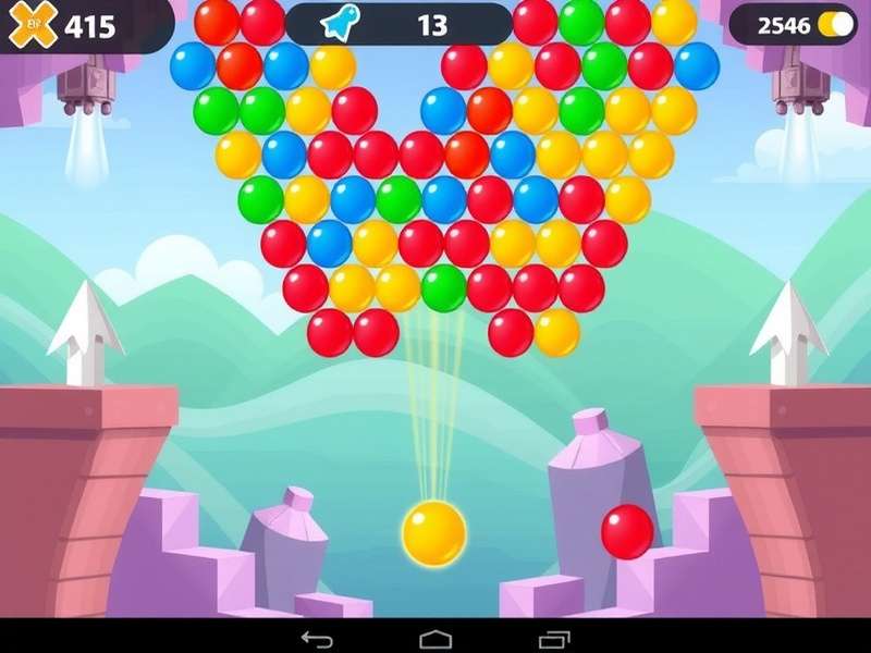 Indian player enjoying Bubble Shooter Free Online Game on mobile