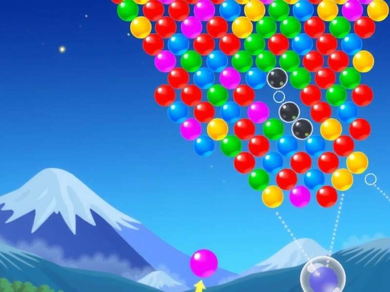 Free Bubble Game – Bubble Shooter gameplay with colorful bubbles