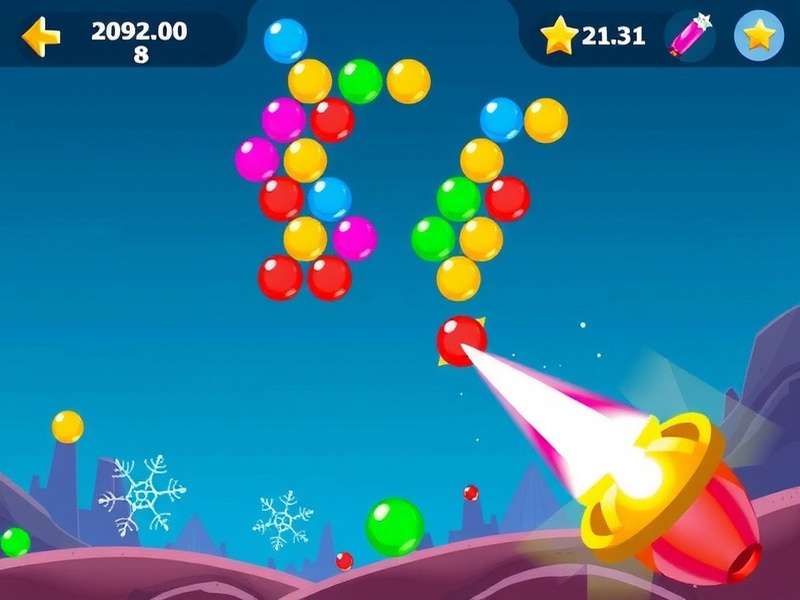 Bubble Shooter Free Online Full Screen gameplay on desktop and mobile in India